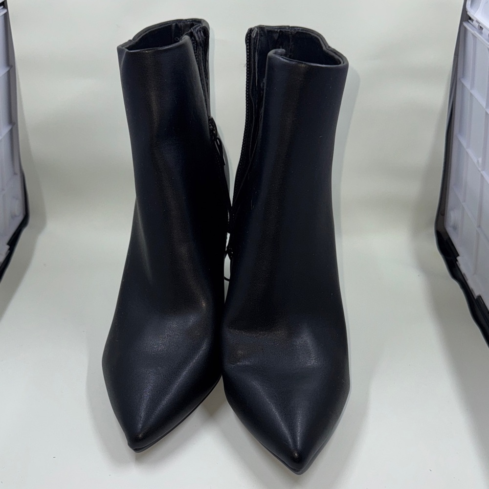 Marc Fisher Sleek Black Heeled Boots